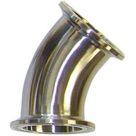 TRI CLAMP ELBOW 45 DEGREE 4"