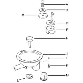 MINI ORBIT PLASTIC CLAW BODY BOTTOM BOWL