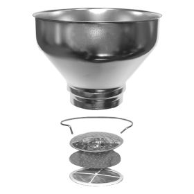 Heavy Duty Sanitary Strainer 3-Gallon w/ Handles