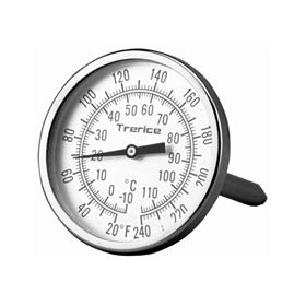 Screw-In Thermometer ¼" NPT, 6" Stem